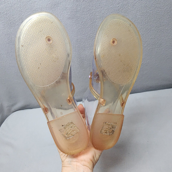 Tory Burch Mini‎ Miller Jelly Thong Sandal Light Lavender Women's Size 8 - Picture 6 of 8
